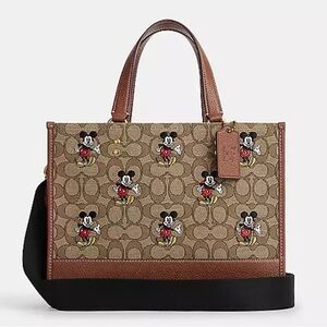 Coach Brown and Black Crossbody Bag